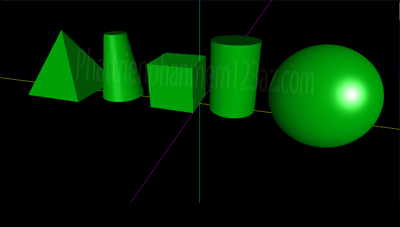 Học Lập Trình Opengl Bài 7: Vẽ Các Đối Tượng Hình Học 3D Cơ Bản